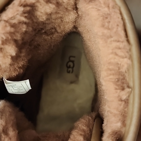 UGG Neumal High Moc Weather Chukka Waterproof Leather Sheepskin Boots sz  13 - Picture 6 of 9